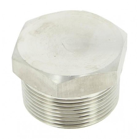 Bouchon 3/4 ou 1" mâle acier inoxydable 316