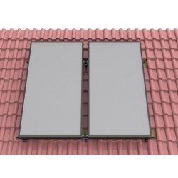 Support apposition toiture pour panneaux solaires thermiques
