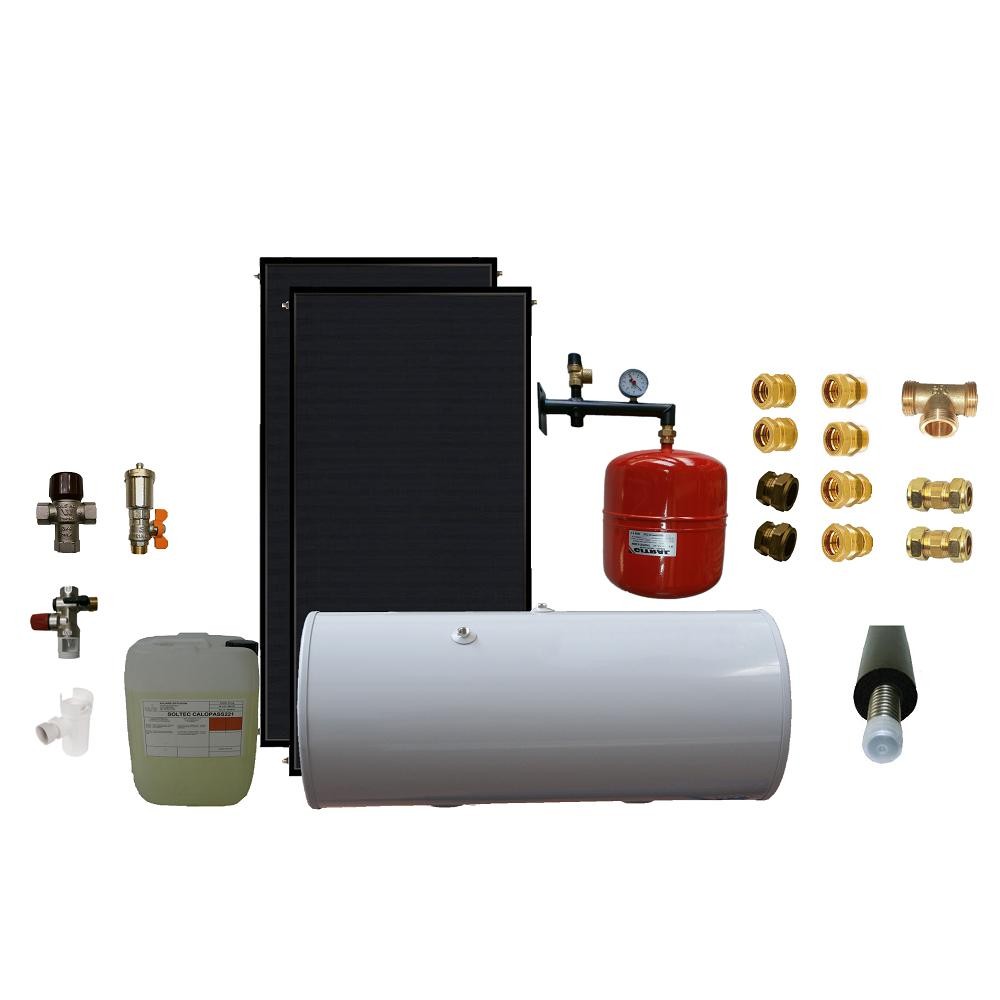 Kit chauffe-eau solaire thermosiphon ballon horizontal 300 litres