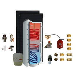 Kit chauffe-eau solaire thermosiphon ballon vertical 200 litres