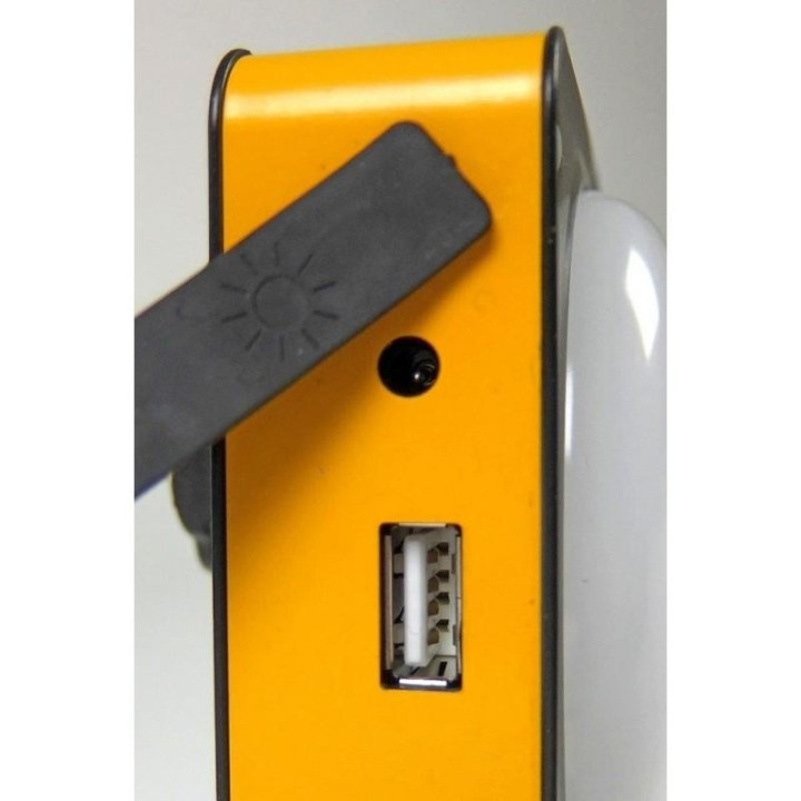 Lampe solaire Lagazel KALO 3000 de profil