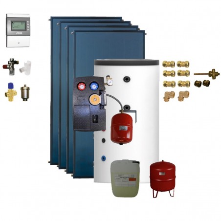Kit chauffage solaire combiné 600L