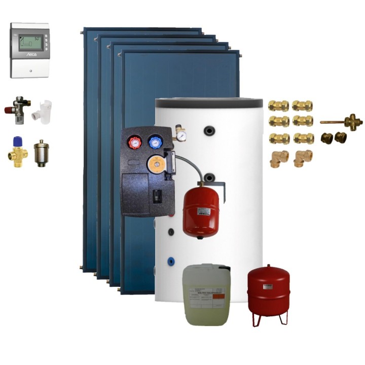 Kit chauffage solaire combiné 600L