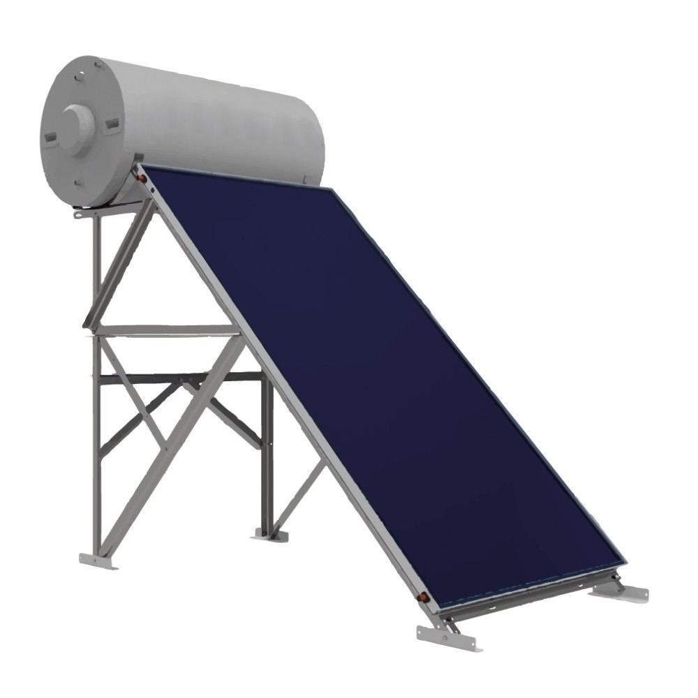 Kit solaire monobloc 1 ballon horizontal 200 litres et 1 panneau 2m²