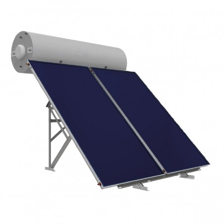 Kit solaire thermosiphon monobloc 1 ballon 200 litres, 2 panneaux 2m²