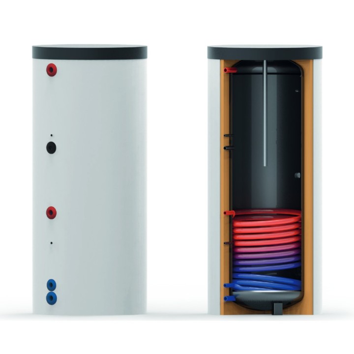 Ballon vertical solaire TWS 300L classe A ou B simple échangeur