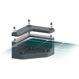 Kit universel de fixation panneau photovoltaïque pour camping-car