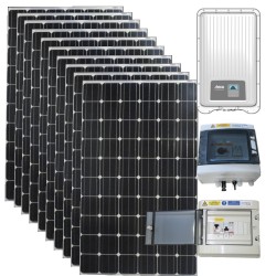 Kit solaire autoconsommation 3000 Wc - onduleur Steca