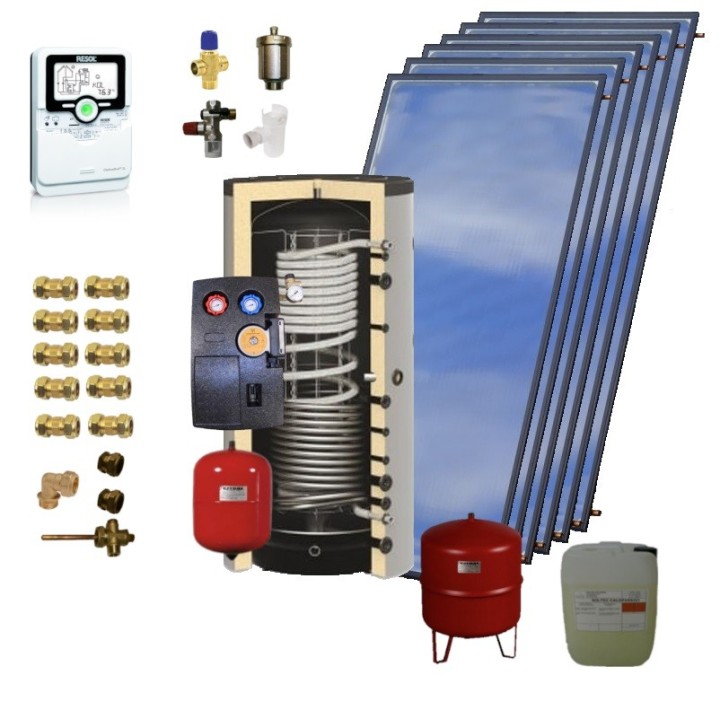 Système solaire combiné (SSC) 1000 litres basic