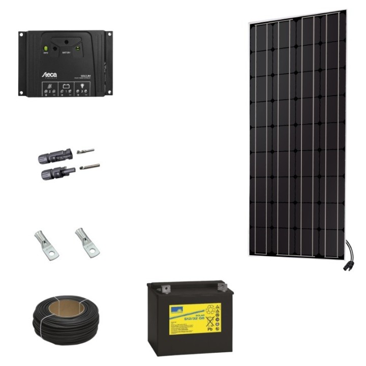 Kit solaire autonome 100 Wc - 12V - version Loisir Nord