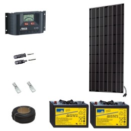 Kit solaire autonome 150 Wc - 12V - pro -sud