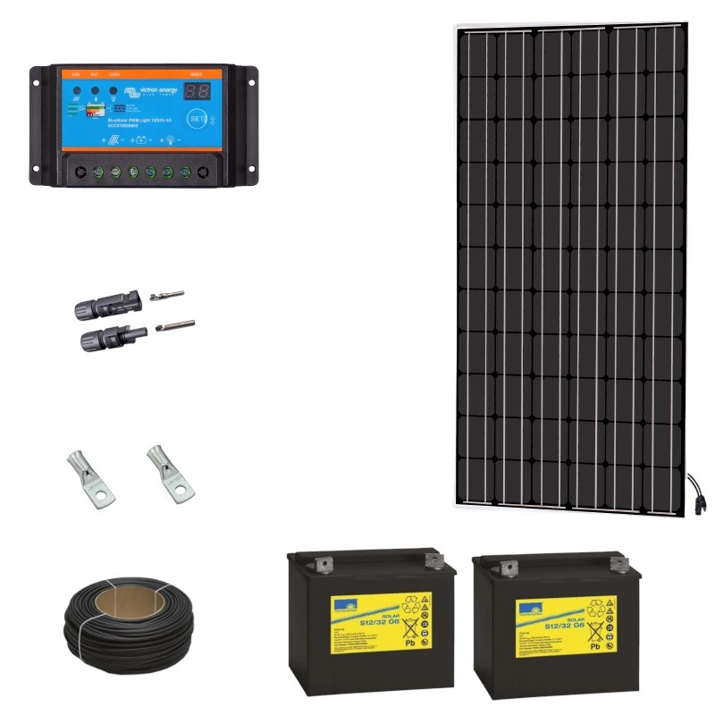 Kit solaire 5 Wc 220 Volts - 200 Watts