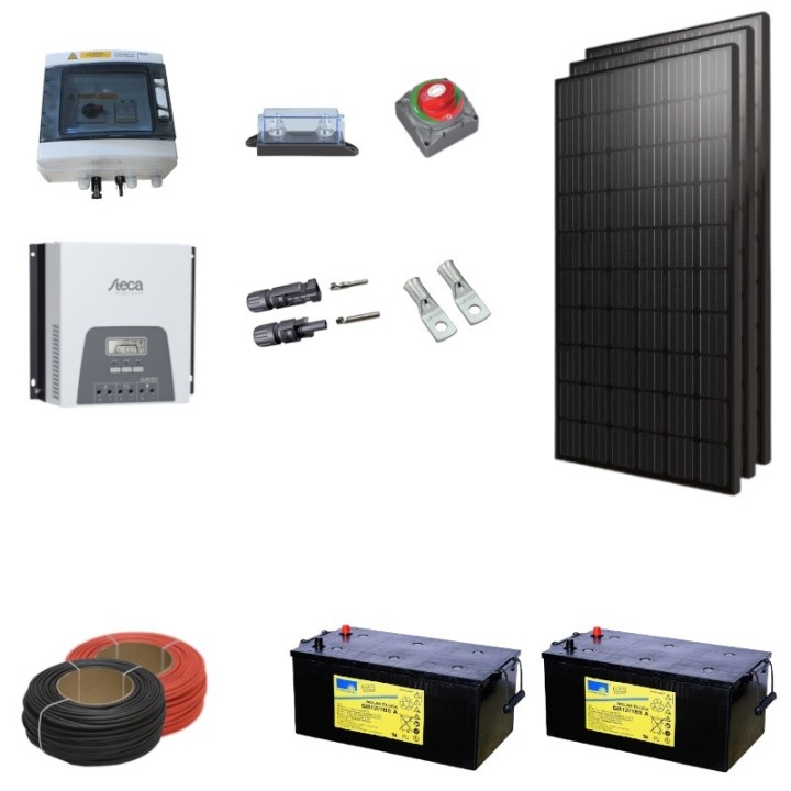 Kit solaire autonome 900 Wc - 24V - pro - nord