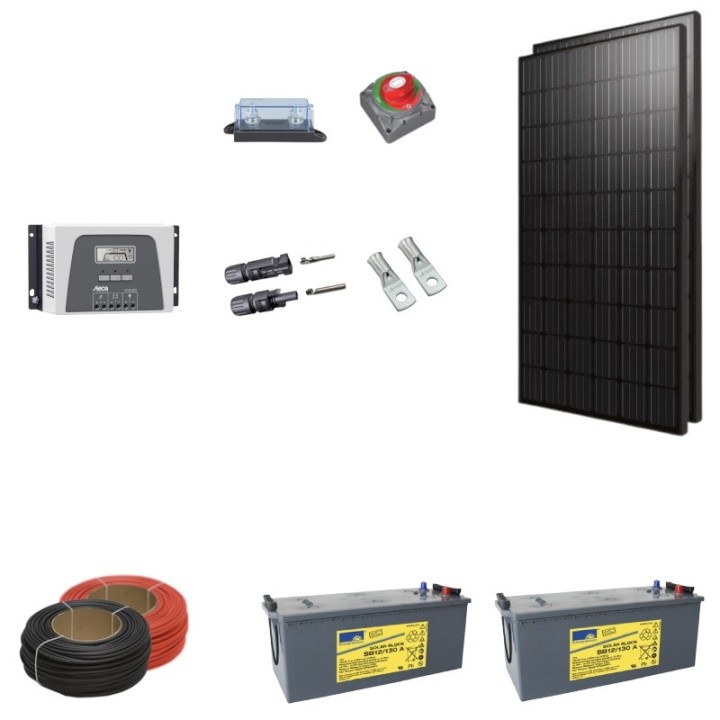 Kit solaire autonome 600 Wc - 24V - pro - nord