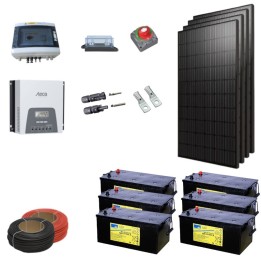 Kit solaire autonome 1200 Wc - 24V - pro - sud