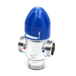 Mitigeur sanitaire gros débit 30-55°C 1\" mâle débit 72l/min