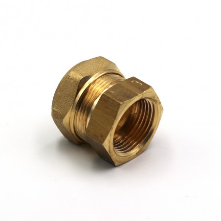 Raccord rapide à compression pour inox annelé femelle