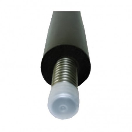 Inox annelé monotube pré-isolé DN12 à DN25, 10 à 50m, isolant 13/19mm