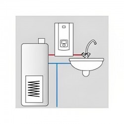 Chauffe-eau instantané électrique puissance réglable de 5,5 à 9,0Kw