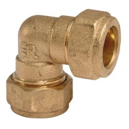 Raccord coudé 90° biconique pour cuivre D15 à D22