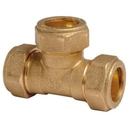 raccord olive à compression té égal et té réduit  D15 - D18 ou D22