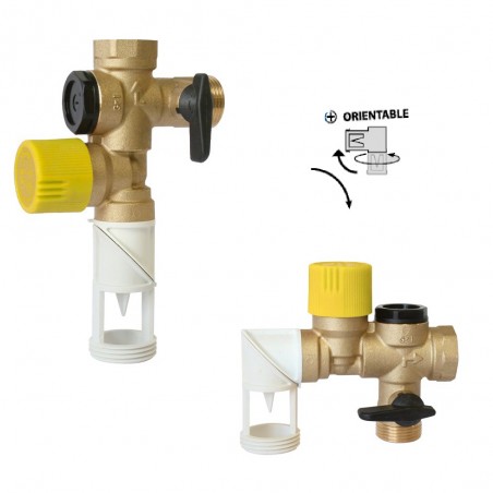 Groupe de sécurité sanitaire garde orientable