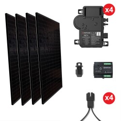 Kit solaire autoconso 4 panneaux - micro-onduleur IQ Relay