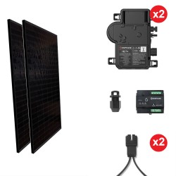 Kit solaire autoconso 2 panneaux - micro-onduleur IQ Relay