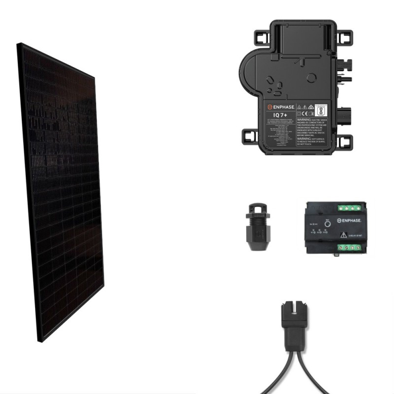 Kit solaire autoconso 1 panneau - micro-onduleur- IQ Relay