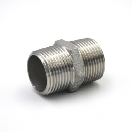 Raccord droit inox