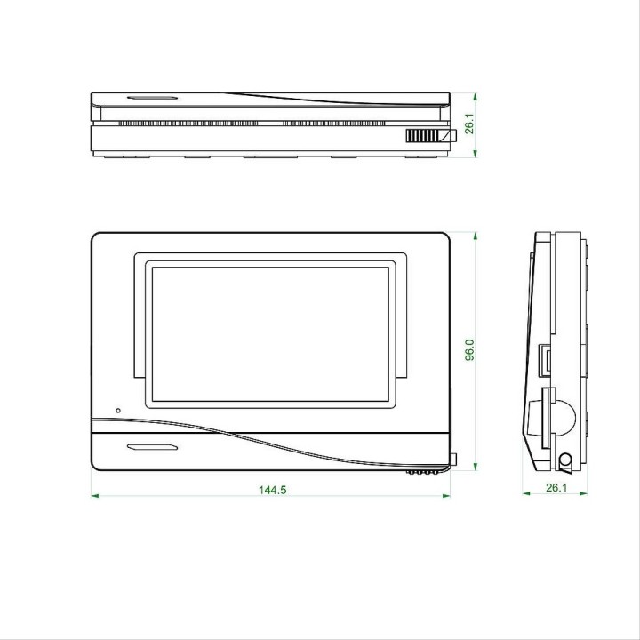 schéma écran tactile TA CAN-MTx2