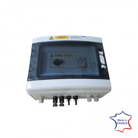 Coffret DC 2 strings avec parafoudre et sectionneur