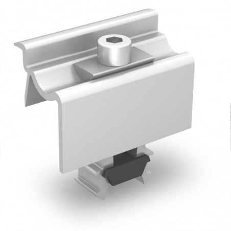 One End gris aluminium - K2 Systems