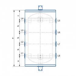 Schéma ballon tampon pour PAC 100 litres BTVEPAC100