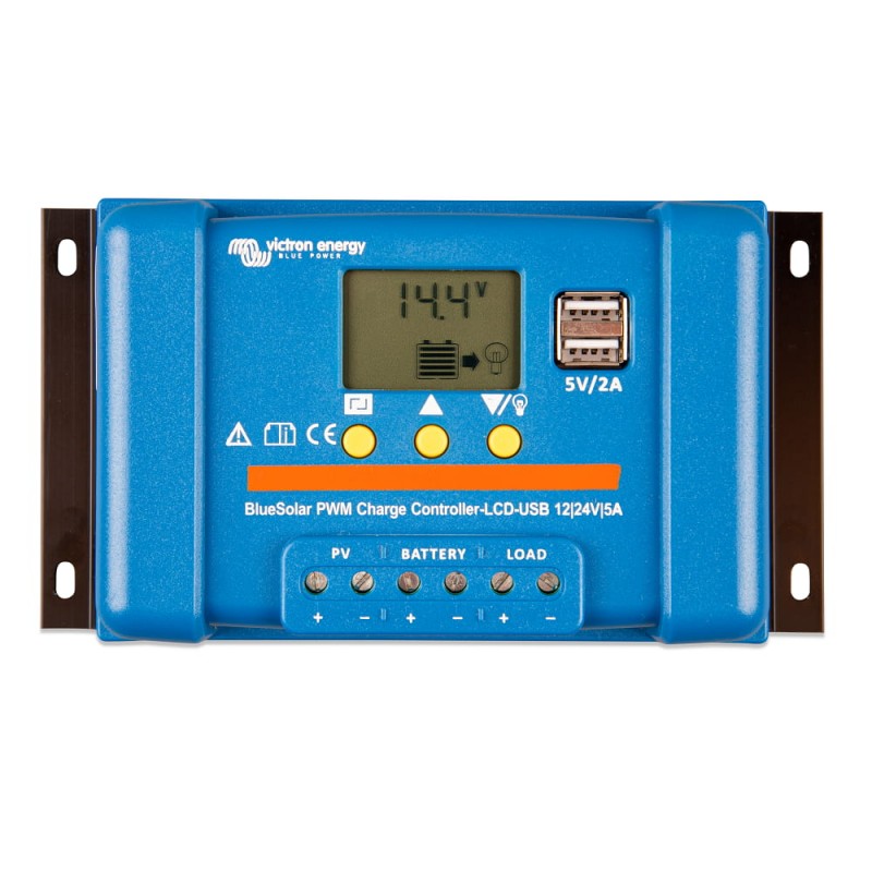 Régulateur de charge victron BlueSolarPWM LCD&USB 12/24/48V 5-10-20-30A