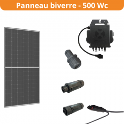 Kit solaire autoconso éco 1 panneau - micro-onduleur