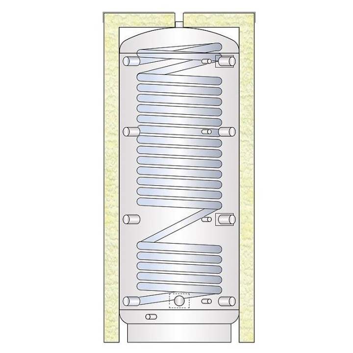 Ballon combiné BVCTM1250 Hygiénique sans échangeur supplémentaire