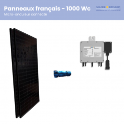 Kit solaire autoconso 2 panneaux - micro-onduleur connecté