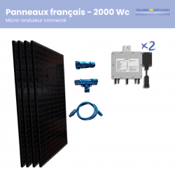 Kit solaire autoconso 4 panneaux - micro-onduleur connecté