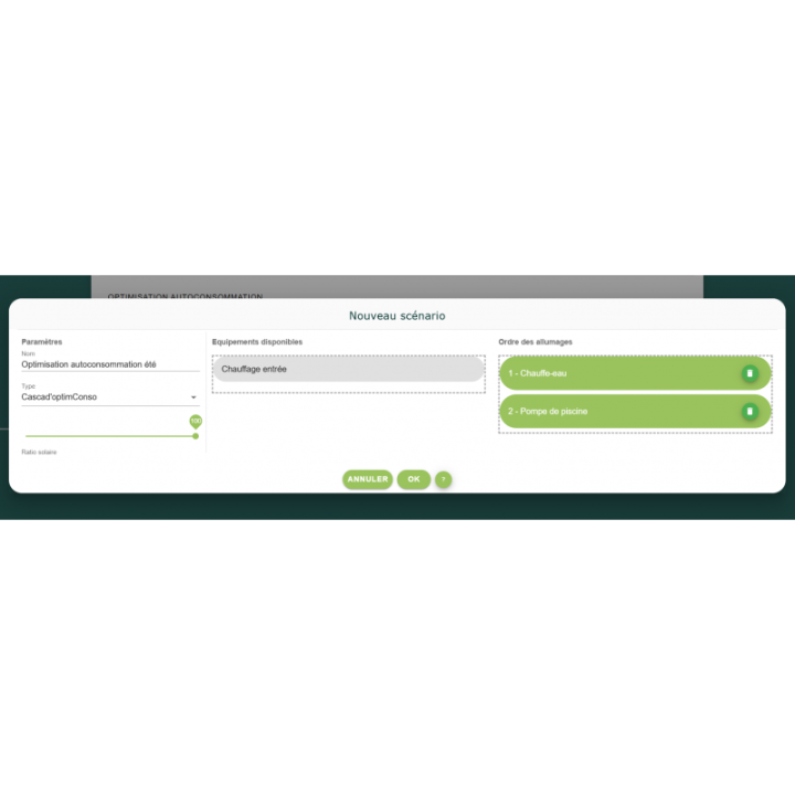 interface scénario
