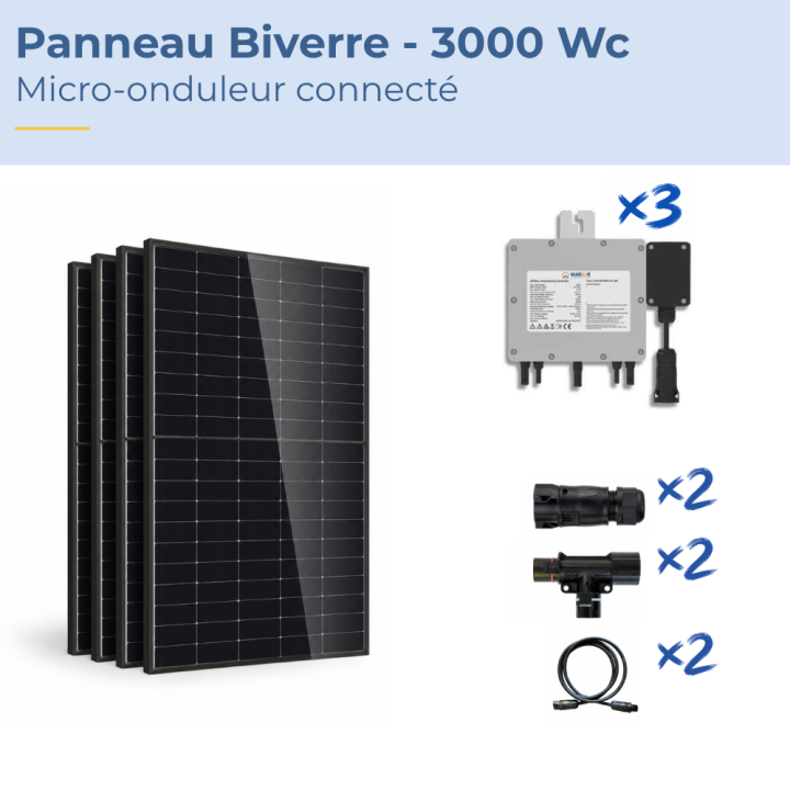 Kit solaire autoconso 6 panneaux DMEGC