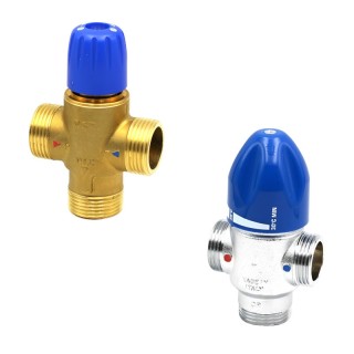 Mitigeurs thermostatiques : solaires / chauffage / sanitaires