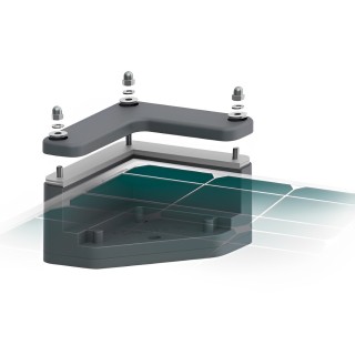 Fixations pour panneau solaire photovoltaïque camping-car - camion aménagé