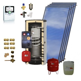 Kit chauffage solaire ballon hygiénique - ballon tout en un