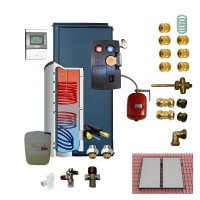 Kit chauffe-eau solaire circulation forcée / thermosiphon & chauffage solaire