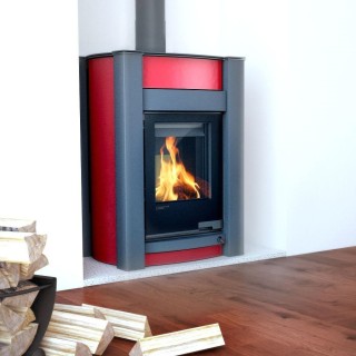 Poêle à bois étanche 11 kW avec bouilleur  5 ou 7 kw - compatibles BBC