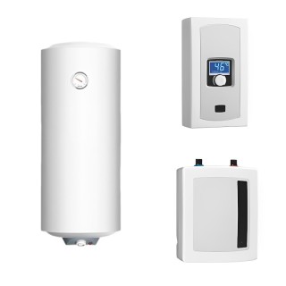 chauffe-eau électrique instantanés, cumulus de 5 à 80 litres, inox 5 L