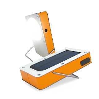 Lampes solaires avec batterie et panneau solaire intégrés
