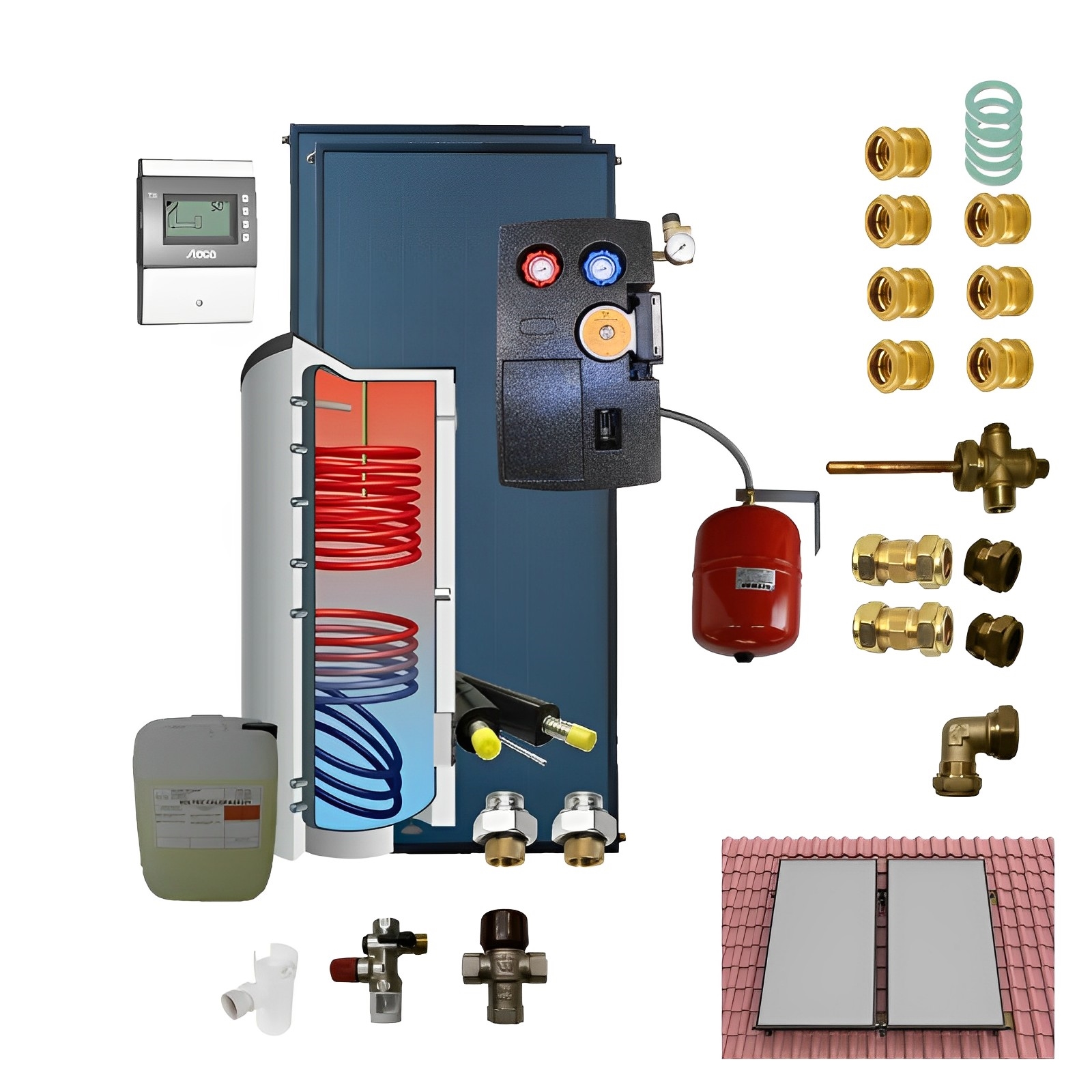 Catégorie kit chauffe-eau solaire et chauffage solaire